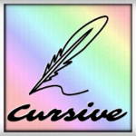 Logo of Easy Cursive Handwriting android Application 