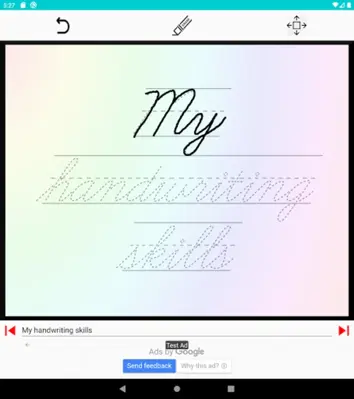 Easy Cursive Handwriting android App screenshot 0