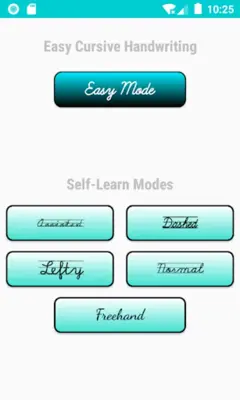 Easy Cursive Handwriting android App screenshot 10