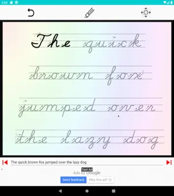 Easy Cursive Handwriting android App screenshot 2