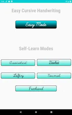 Easy Cursive Handwriting android App screenshot 5